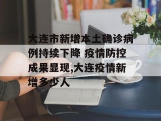 大连市新增本土确诊病例持续下降 疫情防控成果显现,大连疫情新增多少人