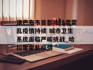 津巴布韦首都哈拉雷霍乱疫情持续 城市卫生系统面临严峻挑战_哈拉雷霍乱疫情